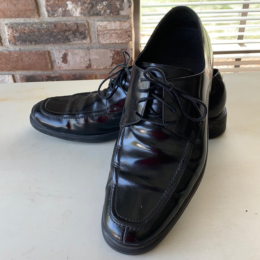 Black Genuine Patent Leather Cole Haan Dress Shoes
